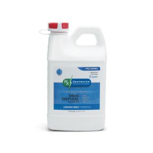 Medicine Waste Disposal Safe Low Cost 64oz Bottle For Liquids RX64PROLIQ-Case