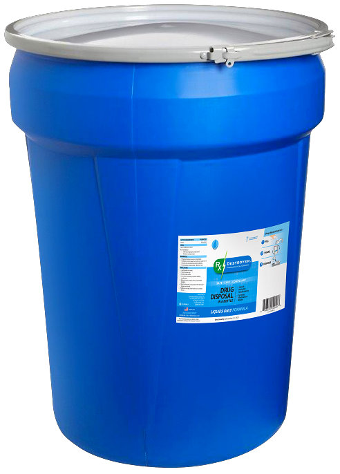 Liquid Medical Waste Disposal 30 Gallon Drum RXRX30LIQ