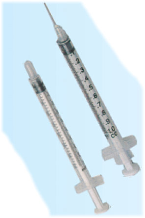 Exel 1cc 27G X 1/2 Inch Syringe with Needle Case 26040