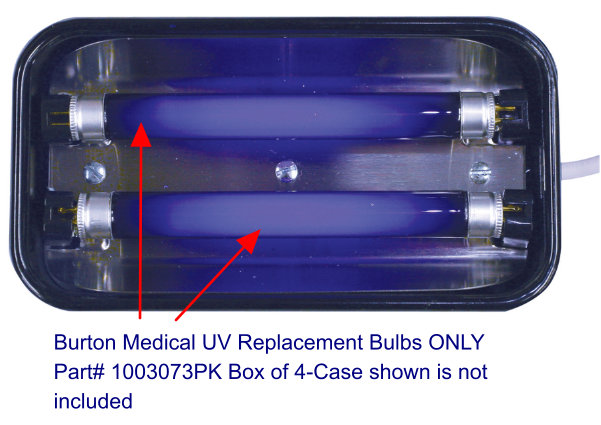 Philips Burton UV Replacement Bulbs for Burton UV Light, 4/box