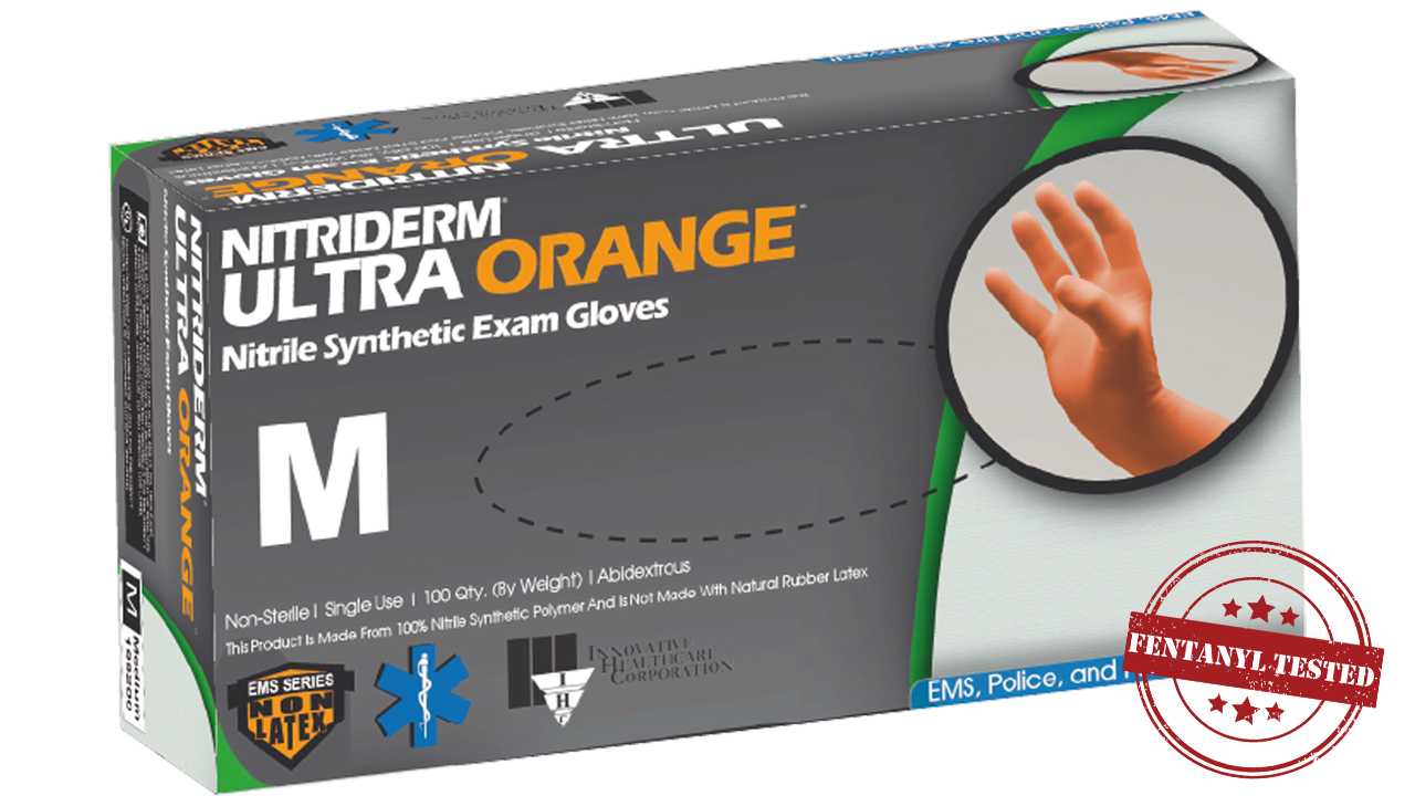 NitriDerm Ultra Orange Nitrile Exam Glove Series 199 Small 199100 Box