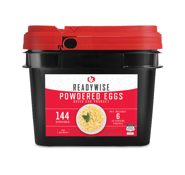 Freeze Dried Powdered Eggs Bucket 144 Servings RW05-516