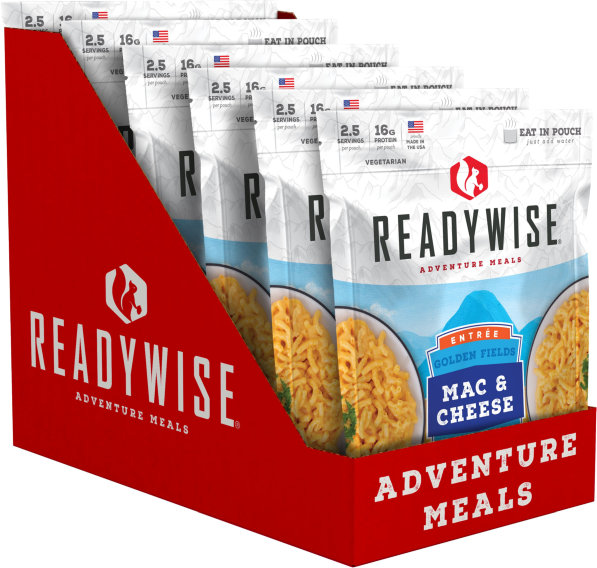 Freeze Dried Dehydrated Mac and Cheese Meals 6 Pack RW05-009