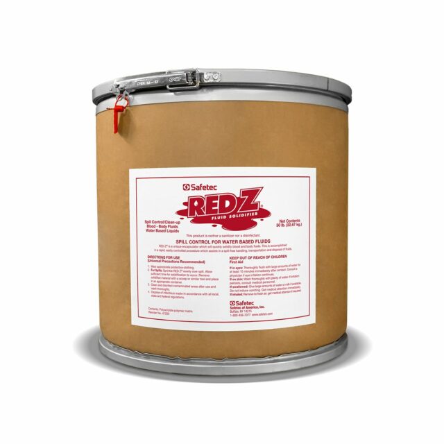 Medical Liquid Waste Solidifier Red-Z 50lb Bucket 41220