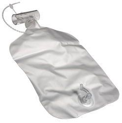Tracheostomy Drainage Bag with T-Adaptor and Hanger, case of 50