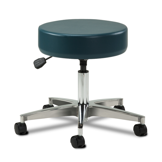 Adjustable 5-Leg Pneumatic Stool with Aluminum Base 2155