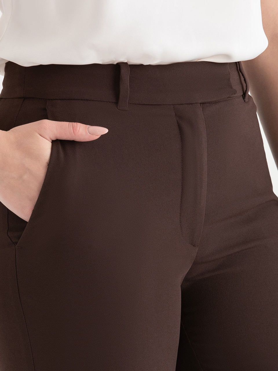 Bradley Bootcut Pant in Crepe