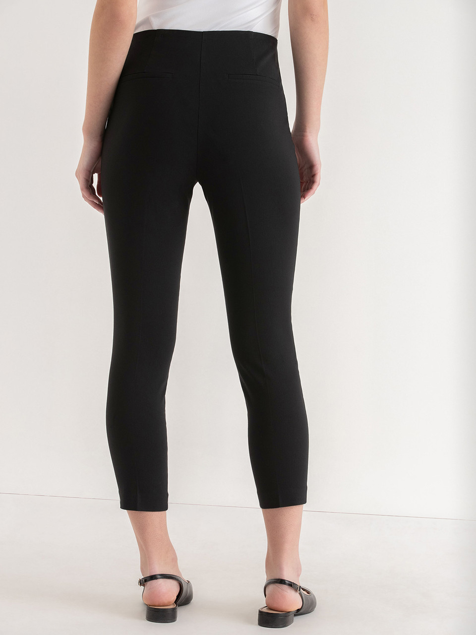 Audrey Skinny Crop Pant in Microtwill