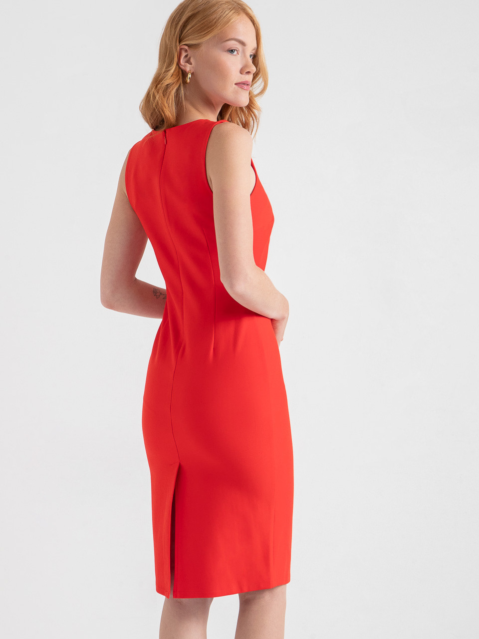 Celeste Pencil Dress in Luxe Ponte