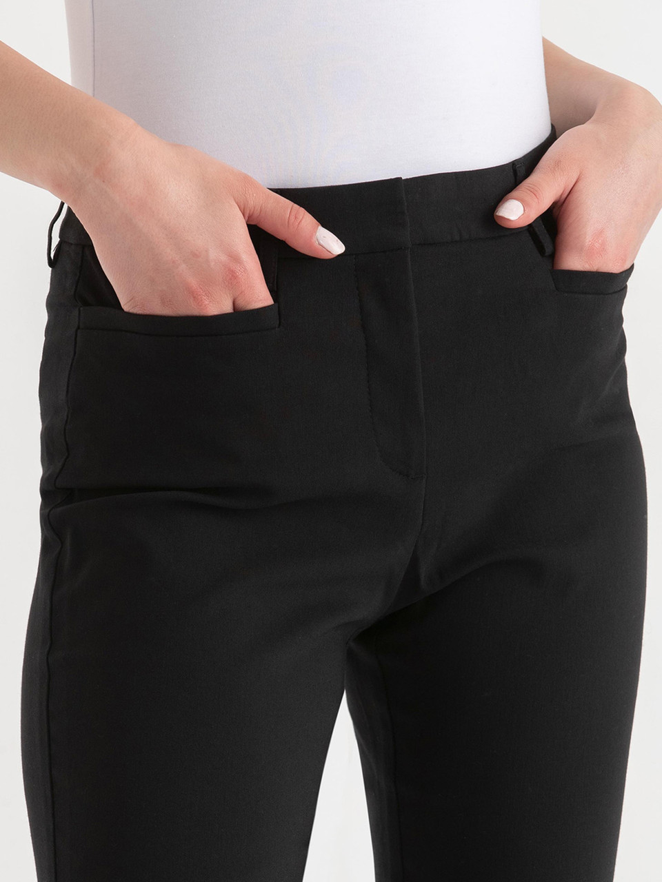 Spencer Straight Leg Pant in Microtwill