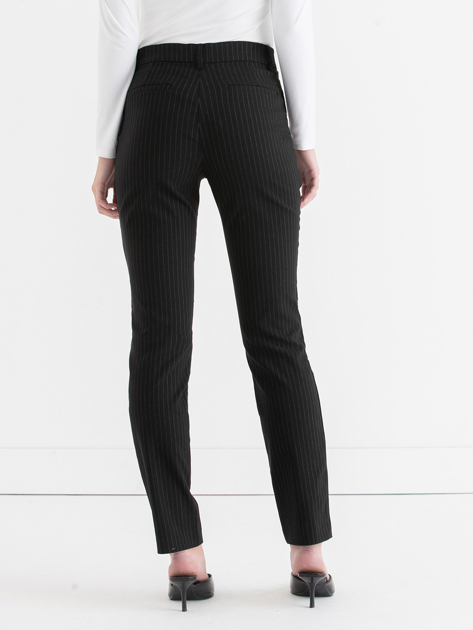 Spencer Straight Pant in Patterned Microtwill