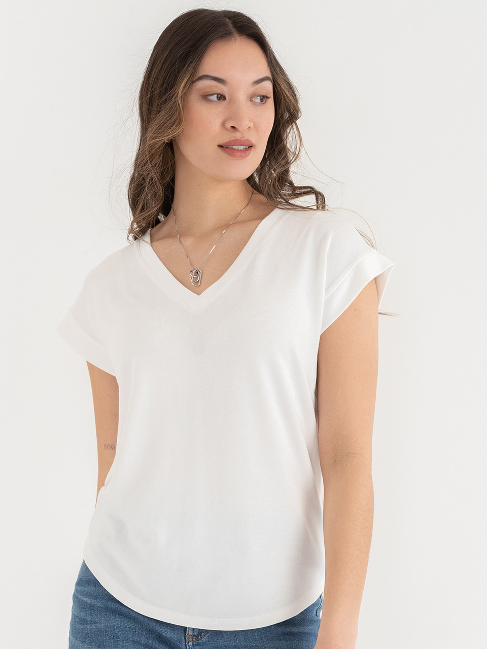 Holly Hacci V-Neck Top