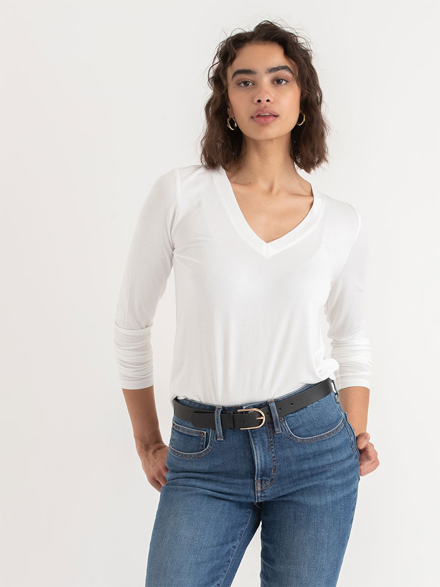 Long Sleeve T-Shirt in Modal