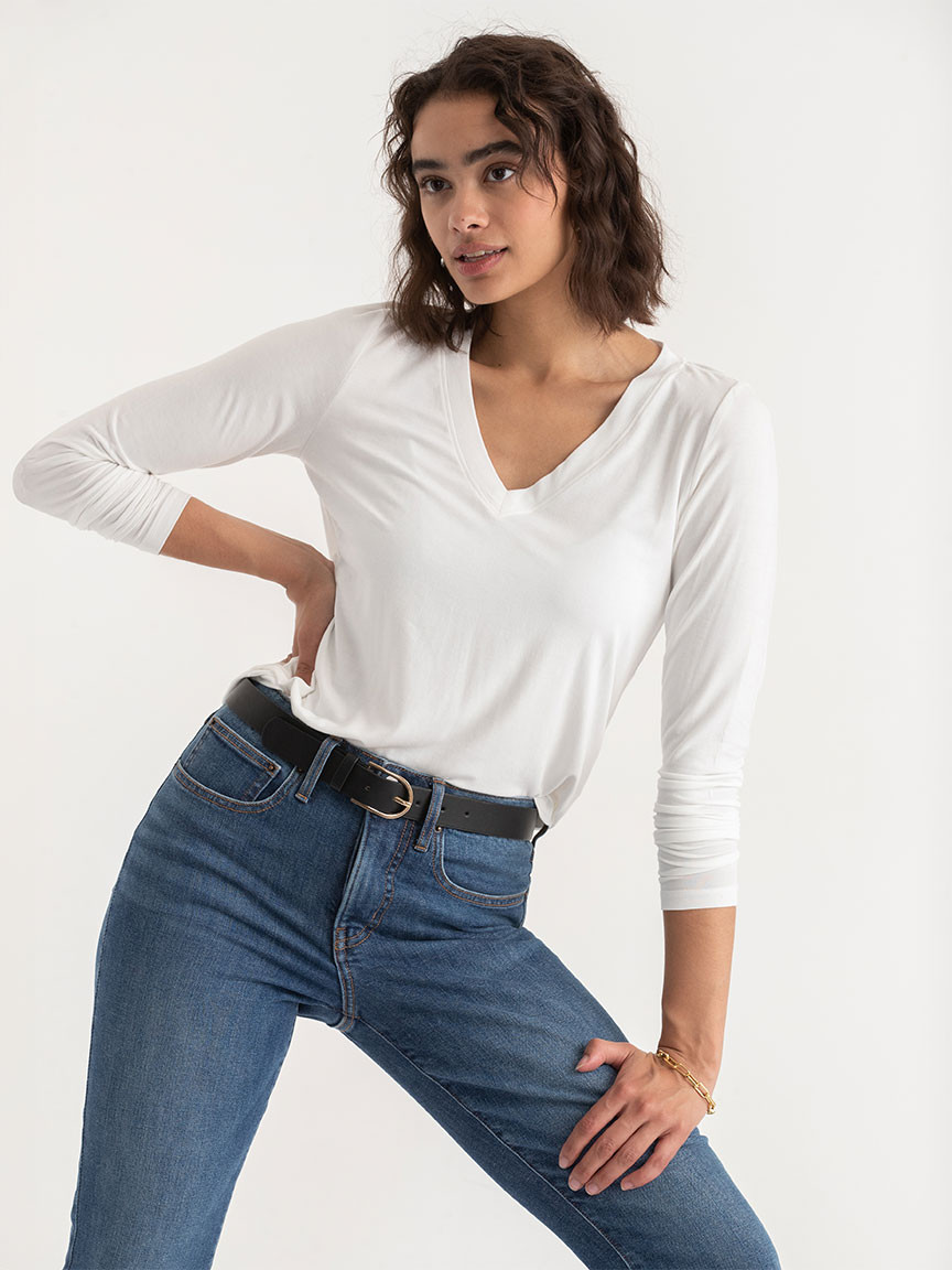 Long Sleeve T-Shirt in Modal