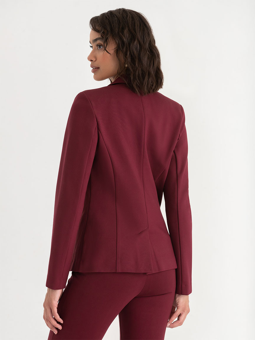 Oxford Classic Suit Blazer  in Luxe Ponte