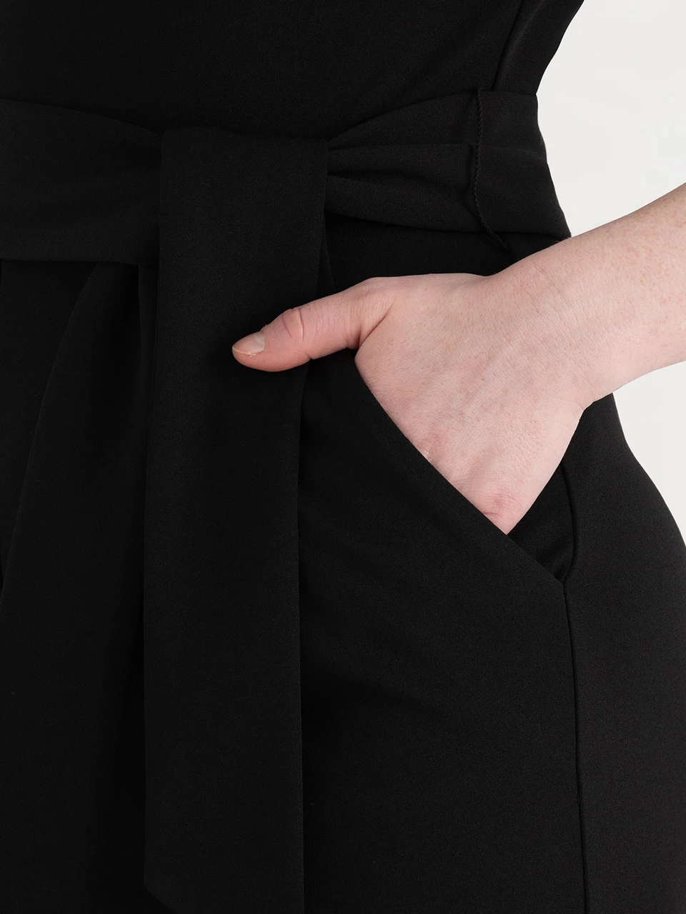 Venus Wide Leg  Iconic Crepe Jumpsuit