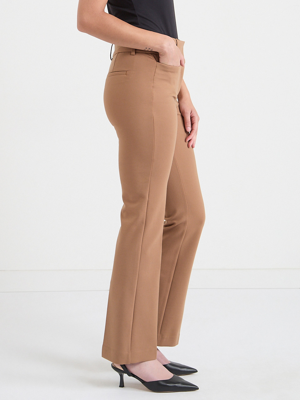 Bradley Bootcut Pant in Luxe Ponte