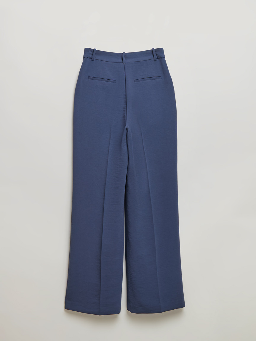 Maxwell Pleated Wide Leg Crepe Pant