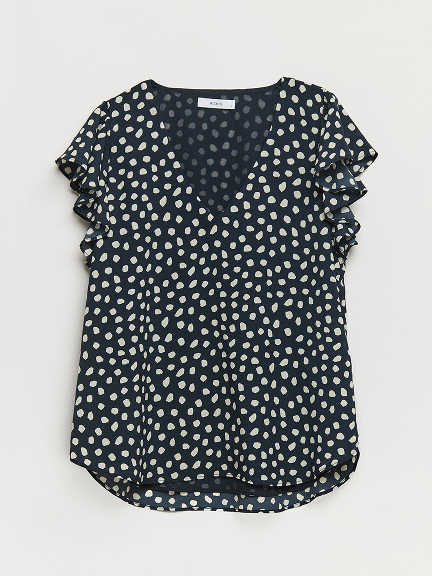 Flutter Sleeve Blouse