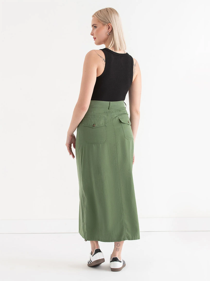 Tencel Utility Skirt