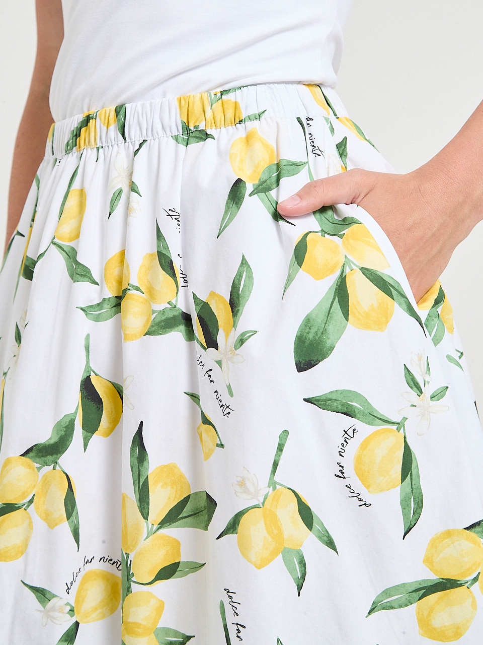 スカート haru_makiCOTTON POPLIN BUBBLE SKIRT Poplin bubble skirt | Icône | Women's Midi Skirts & Mid-Length