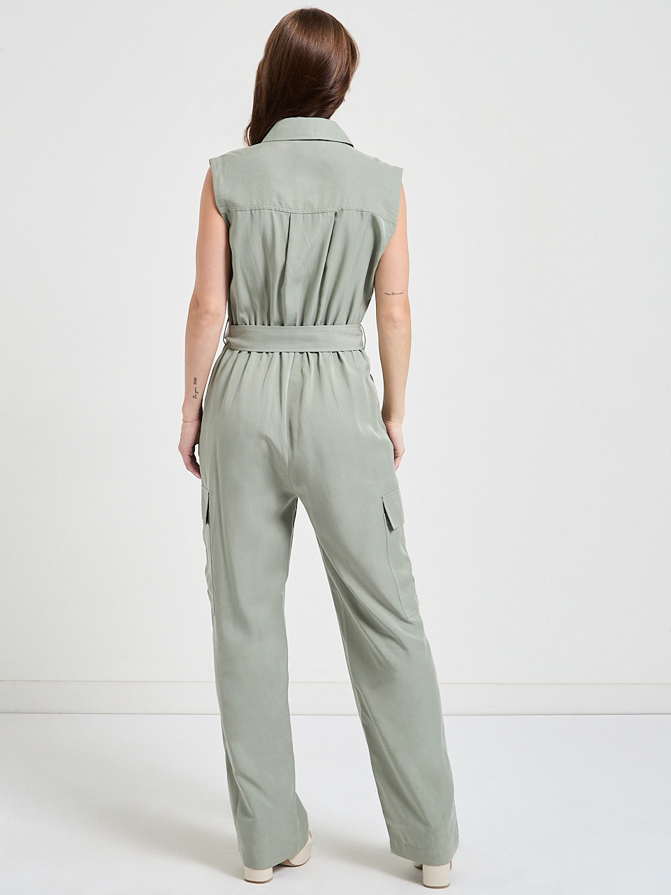 Tencel Utility Jumpsuit