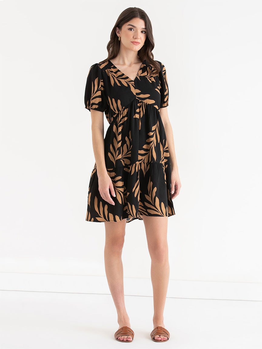Airflow Puff Sleeve Midi Dress