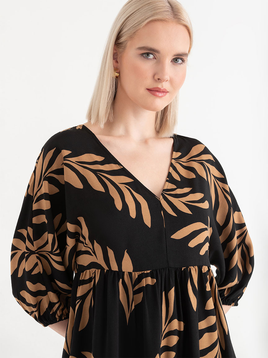 Airflow Elbow Sleeve Maxi Dress