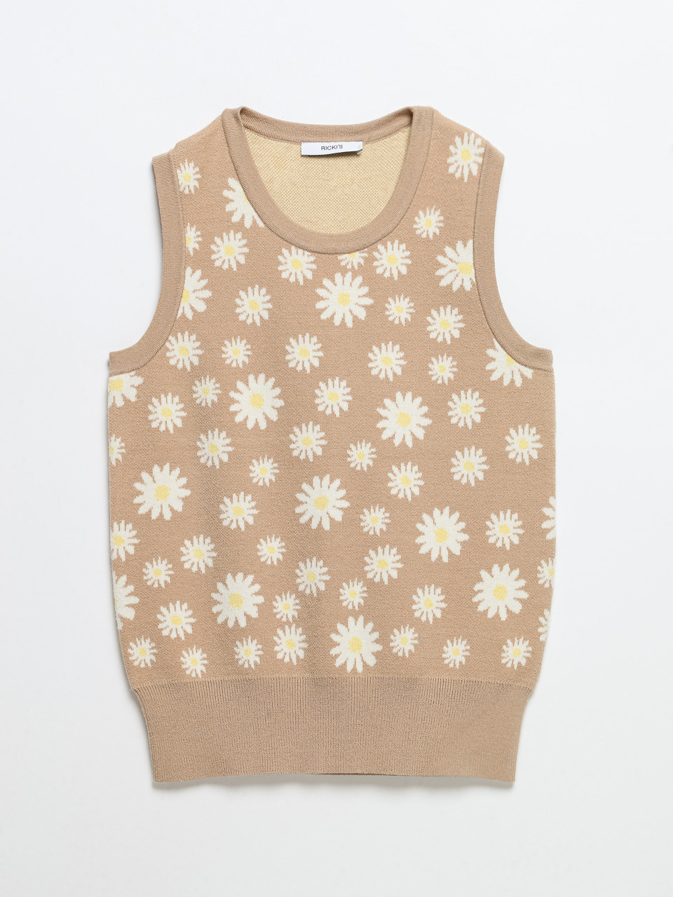 Sleeveless Layering Knit Tank