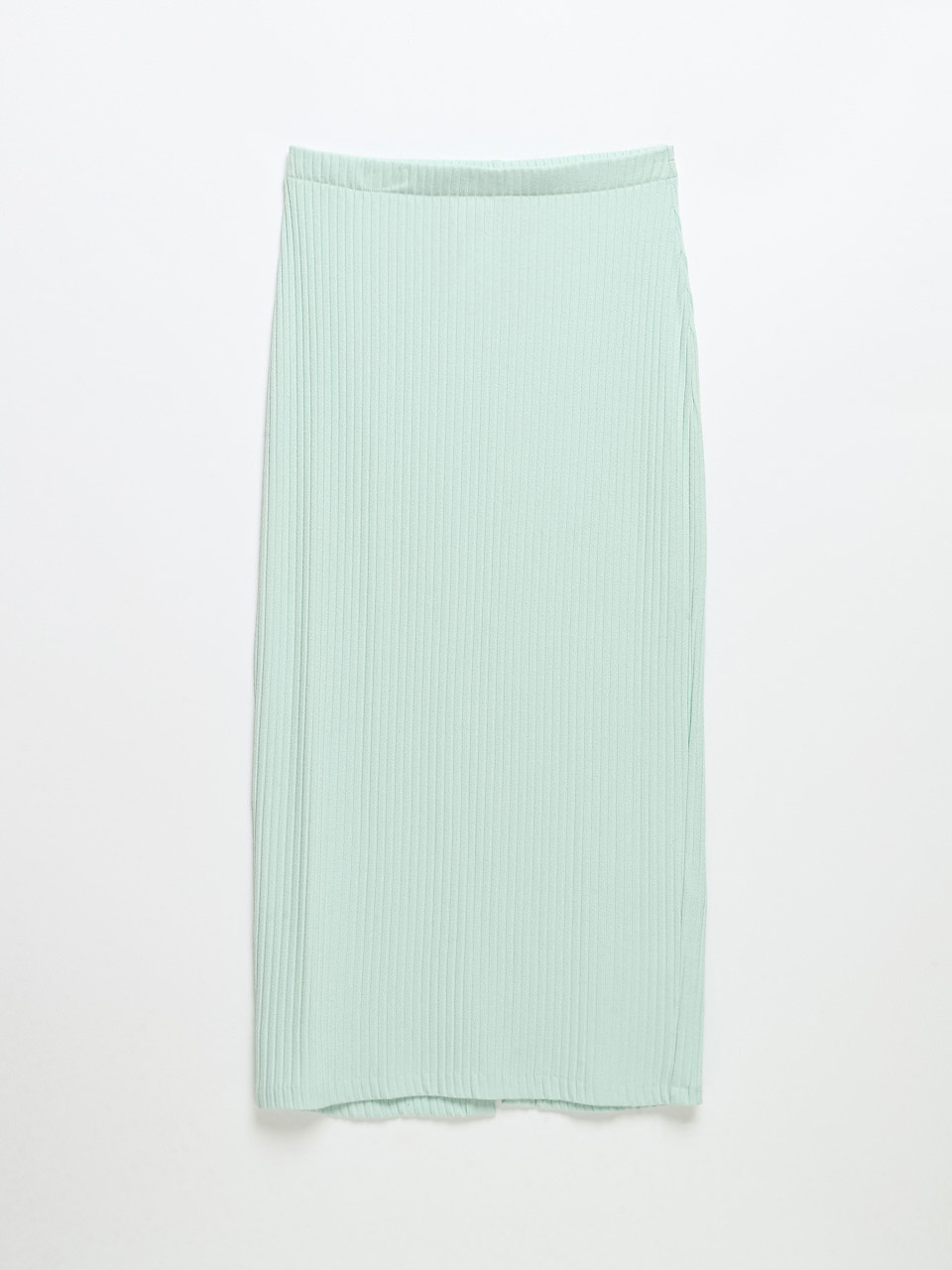 Textured Column Midi Skirt