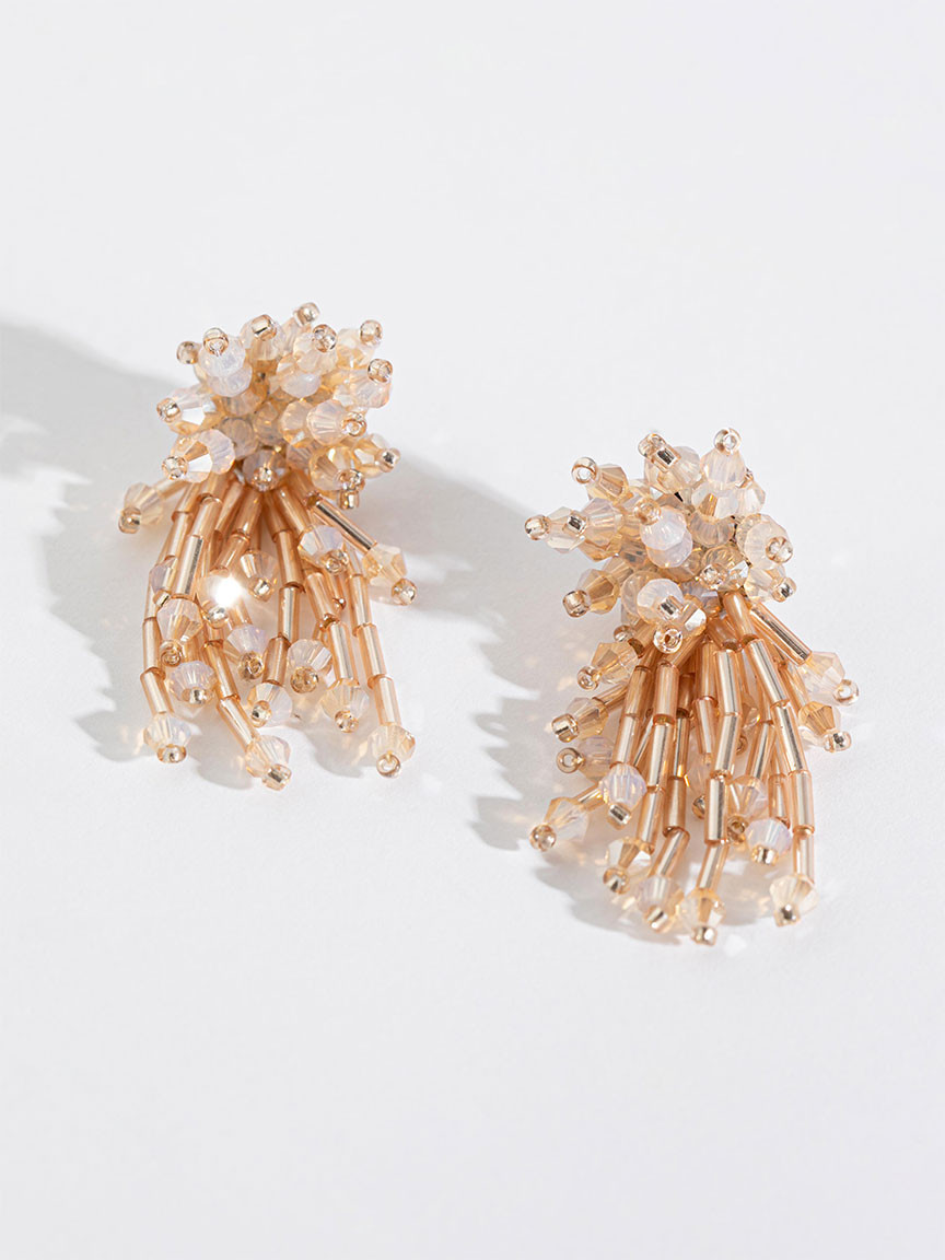 Beaded Burst Earrings