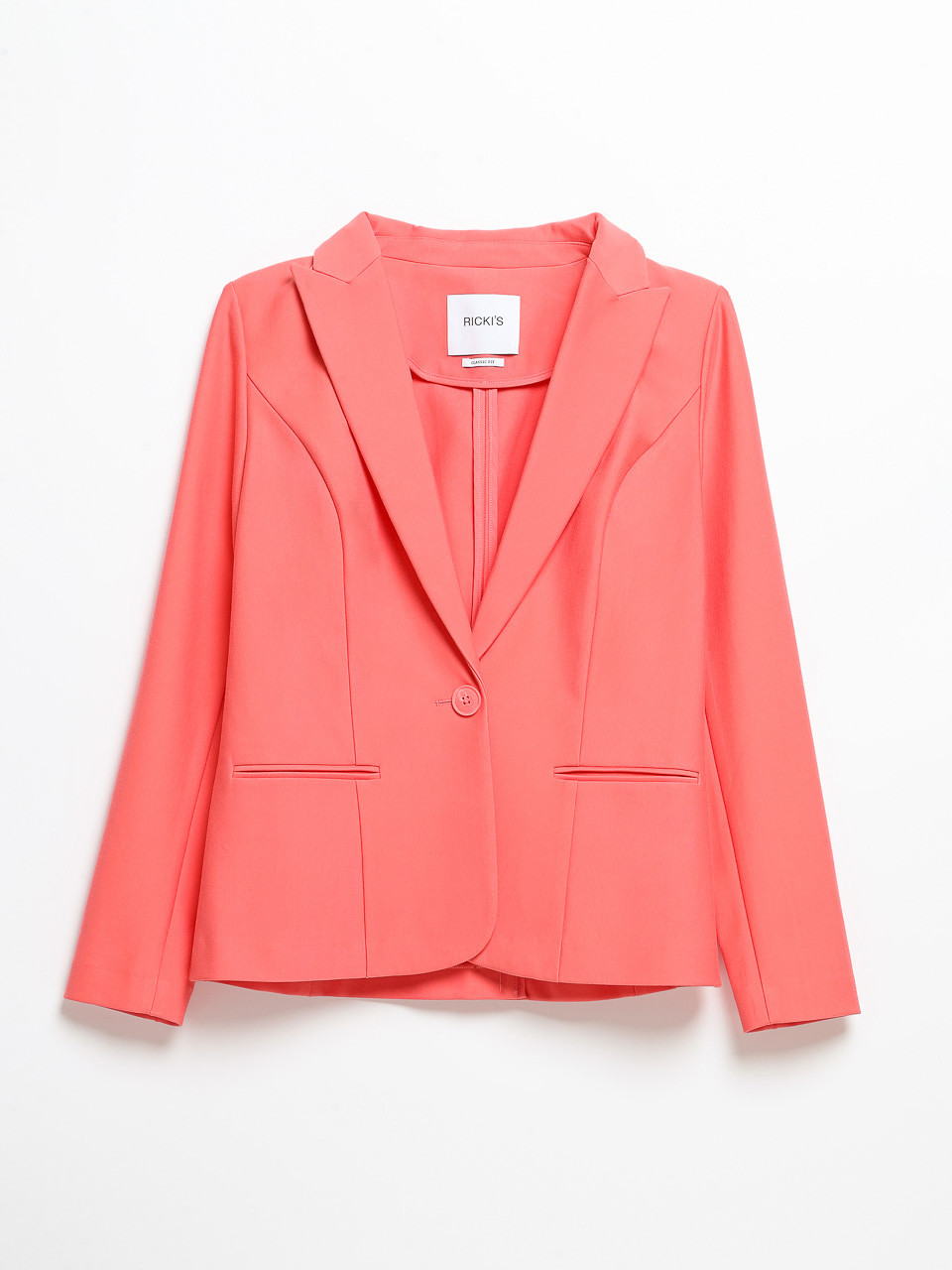 Oxford Classic Suit Blazer in Luxe Ponte in Dusty Cedar