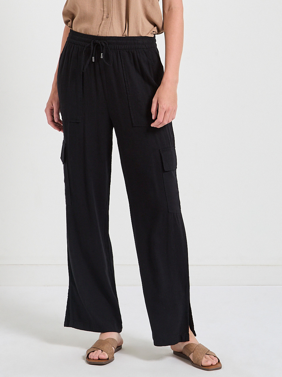 Linen Cargo Pants | Rickis