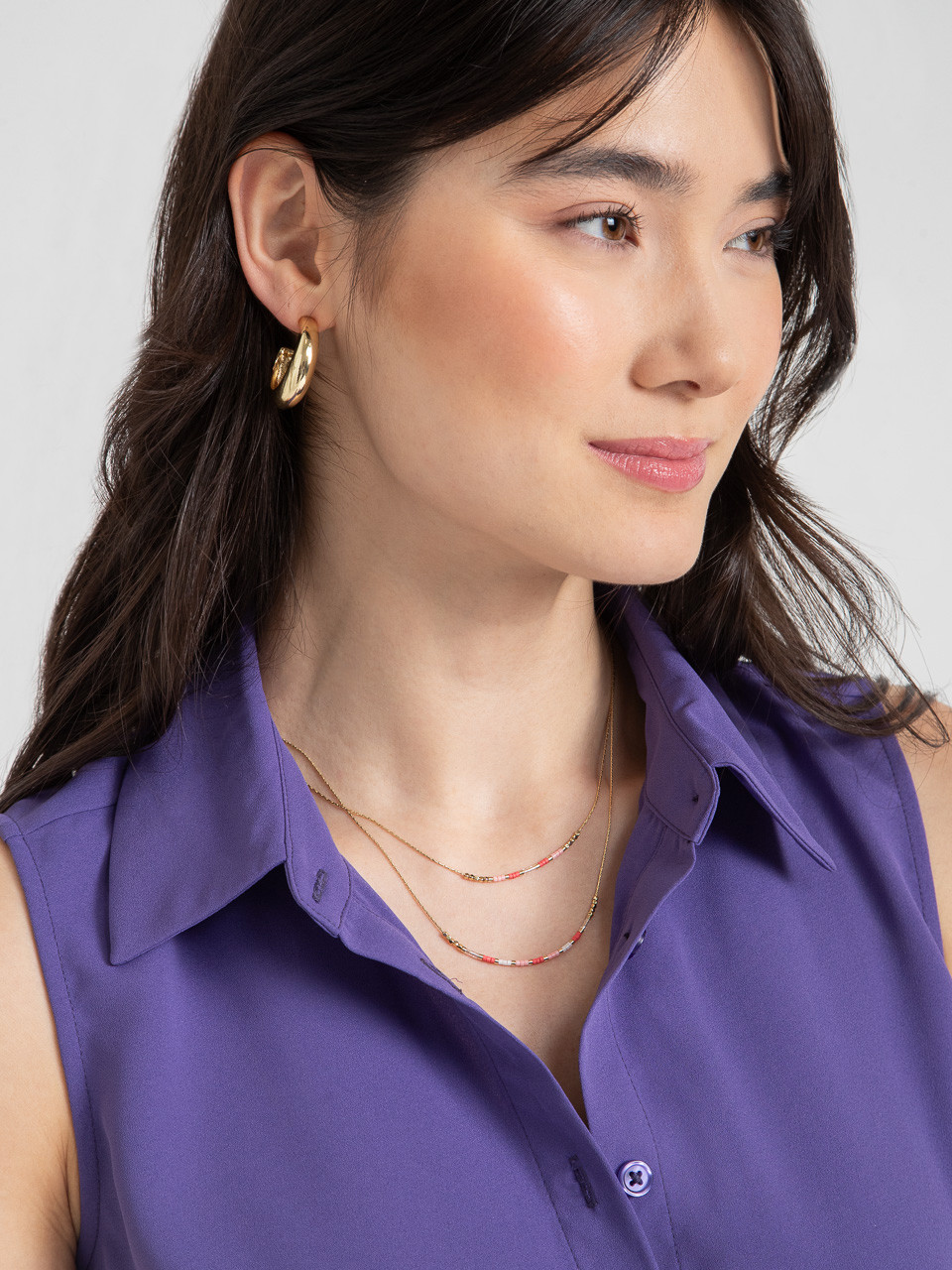 14K Gold Plated Hoop Earrings