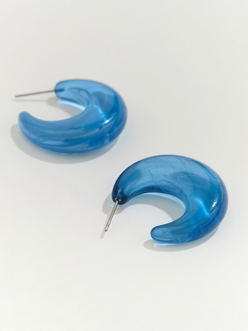 Acrylic Hoop Earrings
