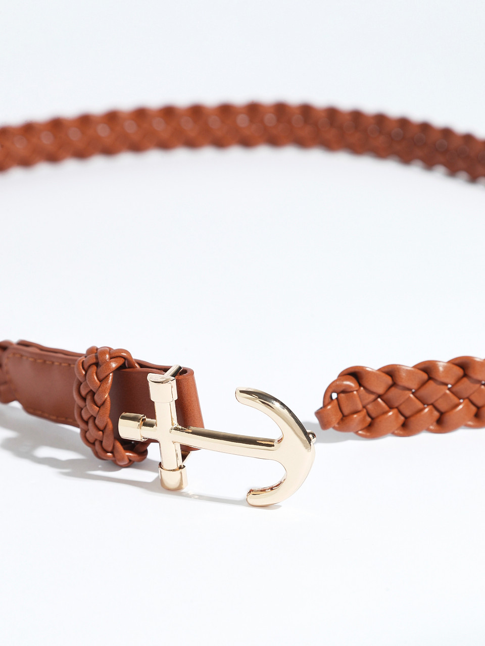 Braided Belt with Anchor Buckle