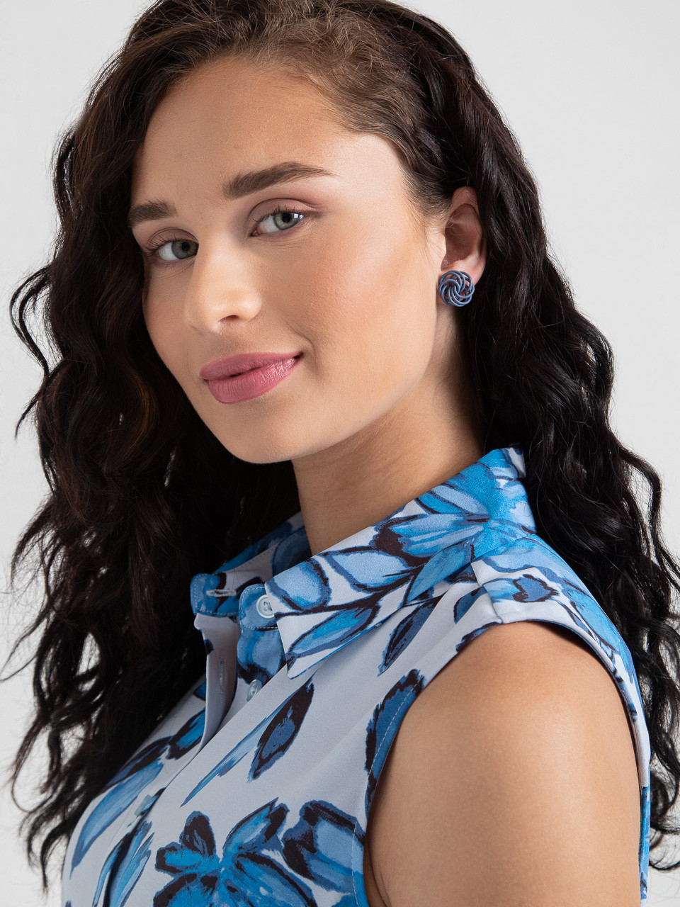 Matte Spiral Earrings