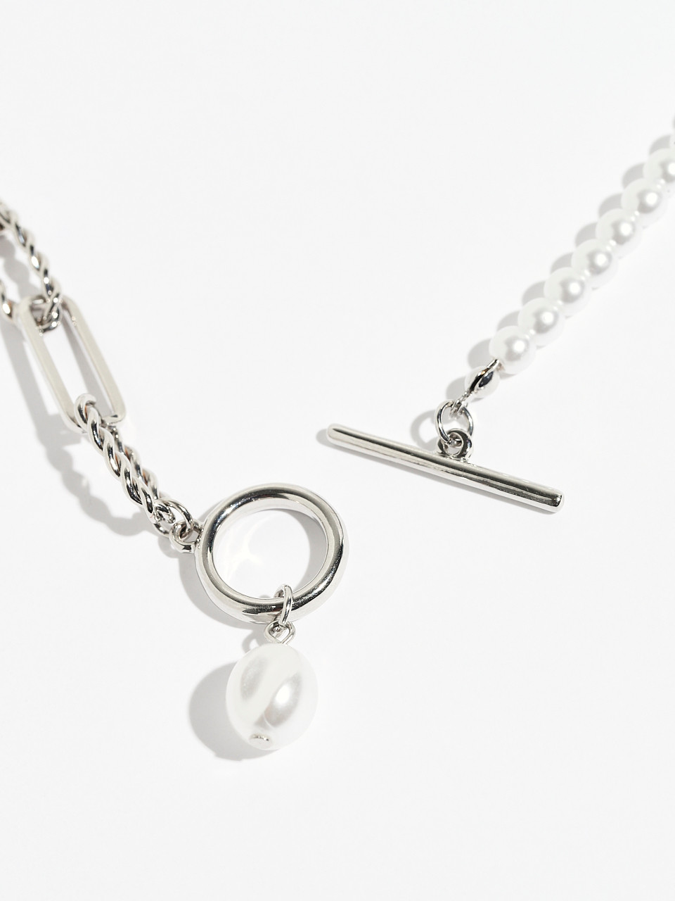 Pearl Ball Chain Necklace