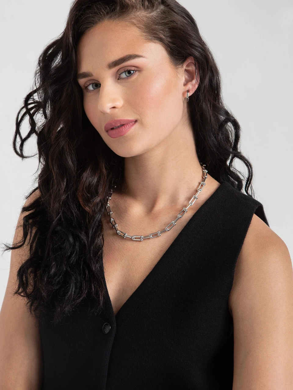 Silver Hardware Necklace