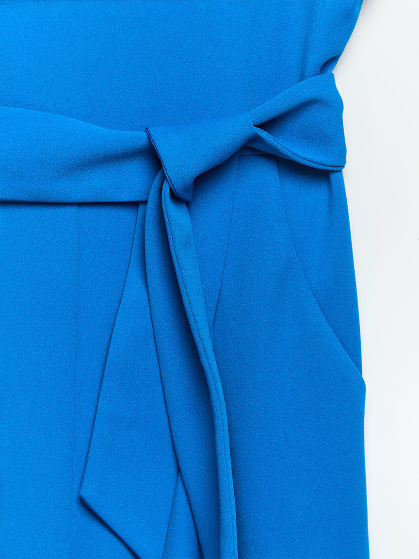 Venus Wide Leg Jumpsuit Iconic Crepe Directoire Blue