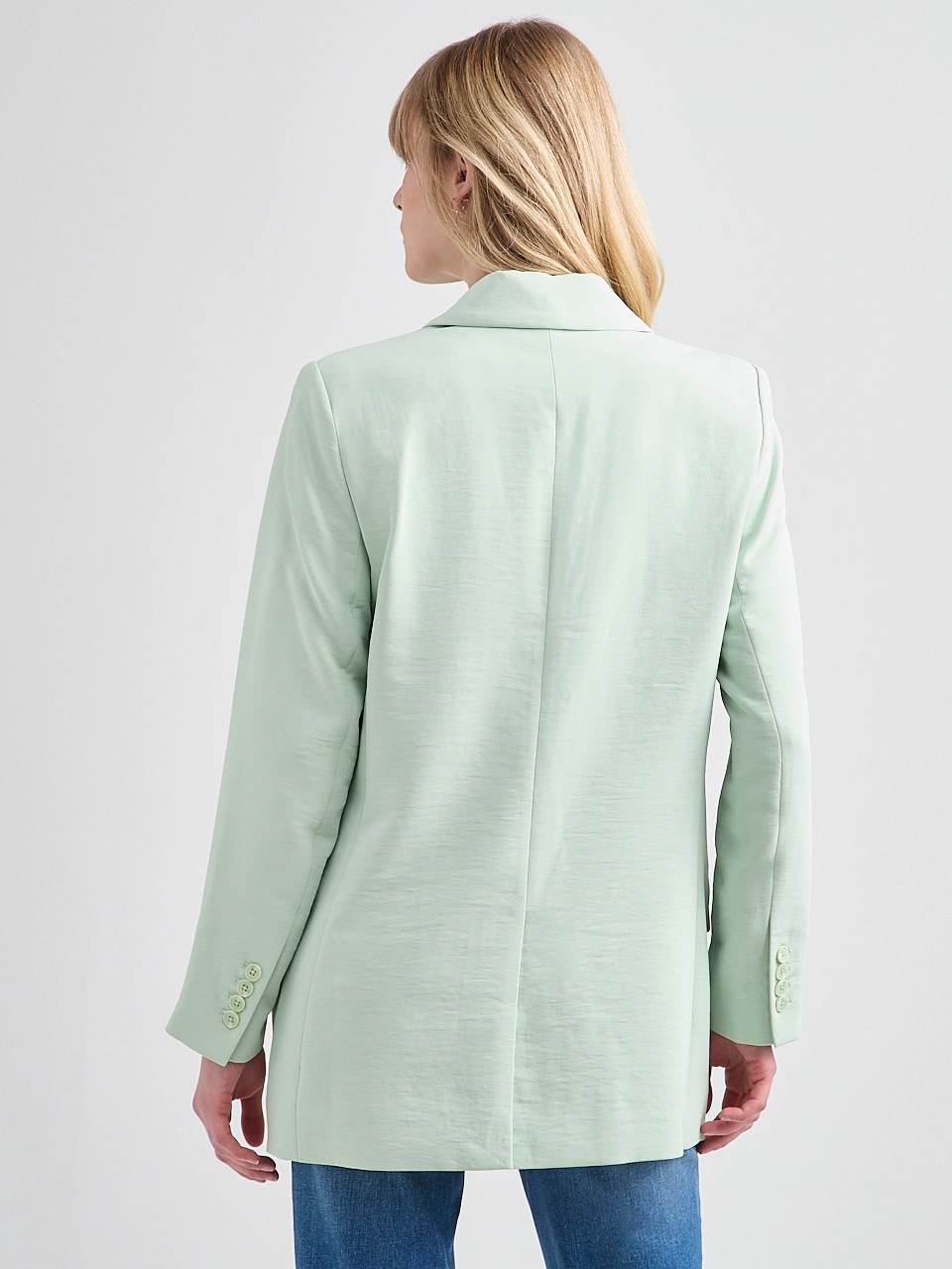 Relaxed Blazer in Pistachio