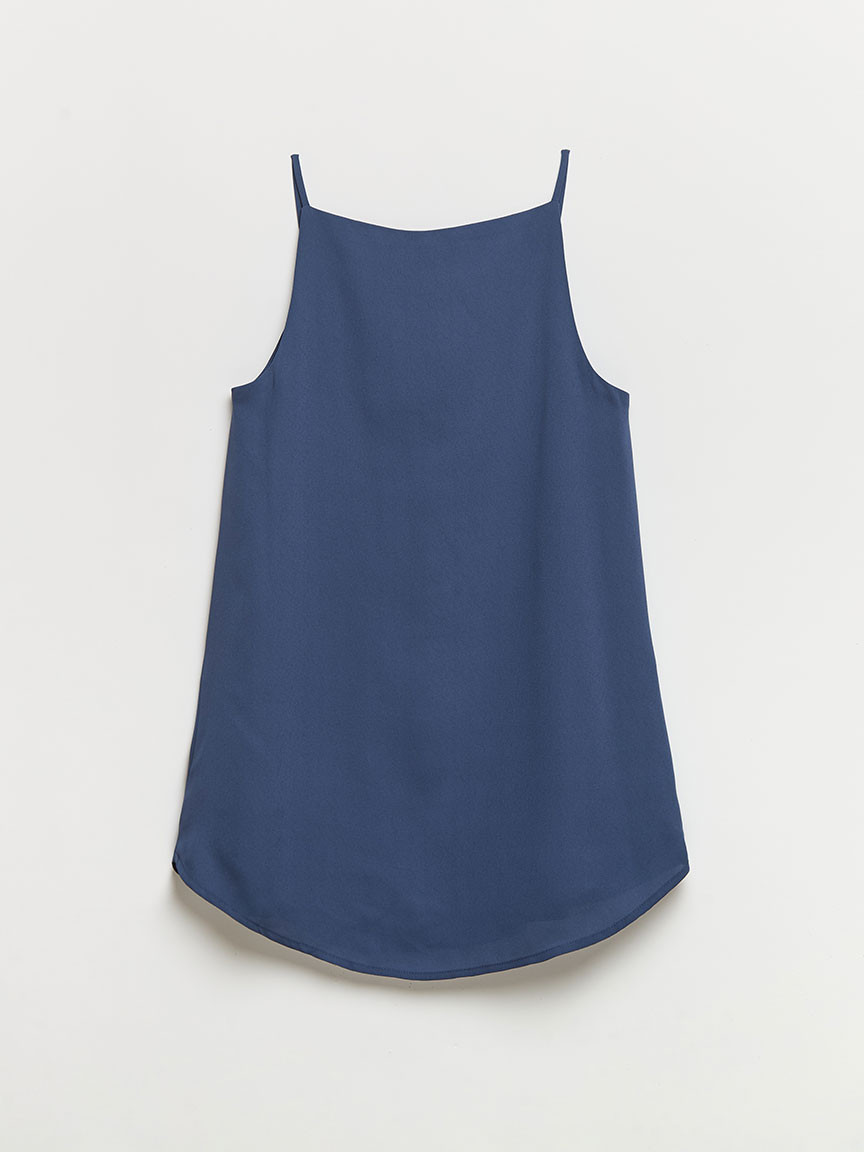 Strappy V-Neck Tank in Crown Blue