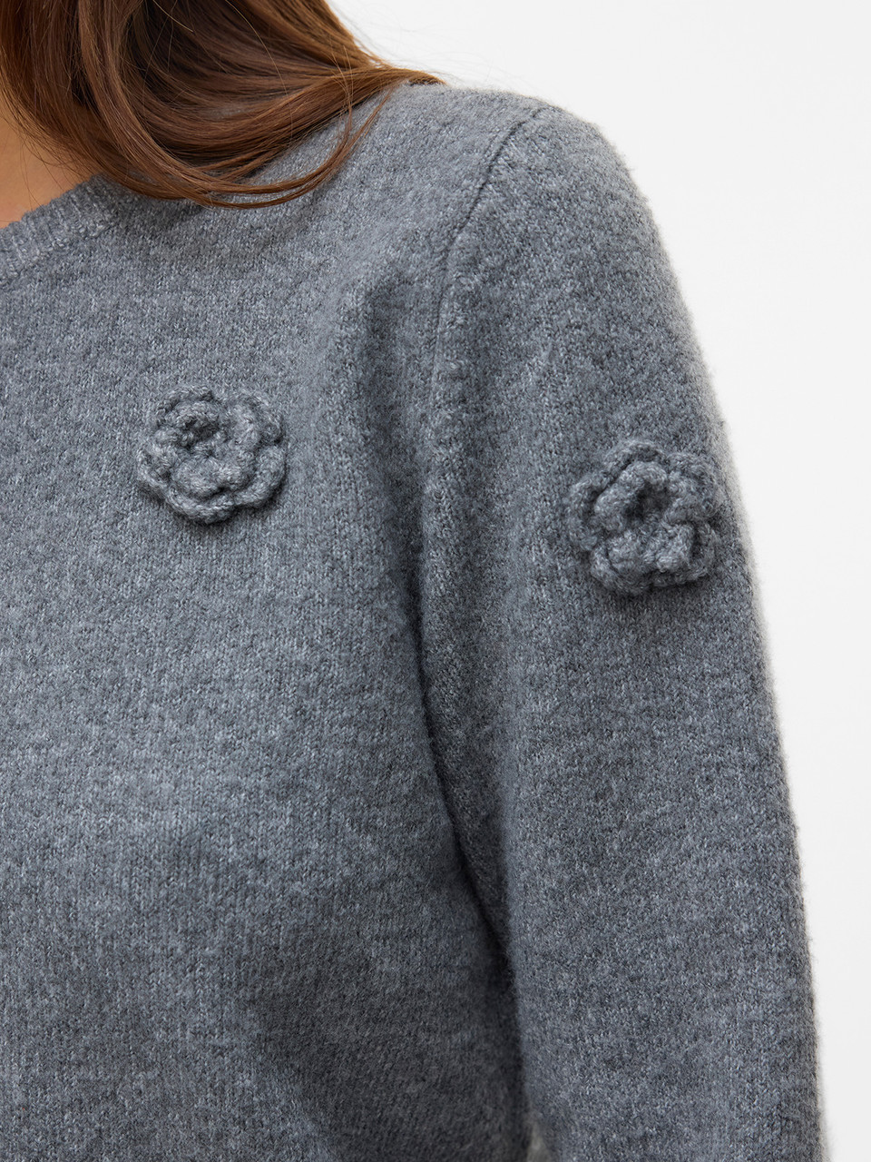 Vero Moda Rose Long Sleeve O-Neck Pullover