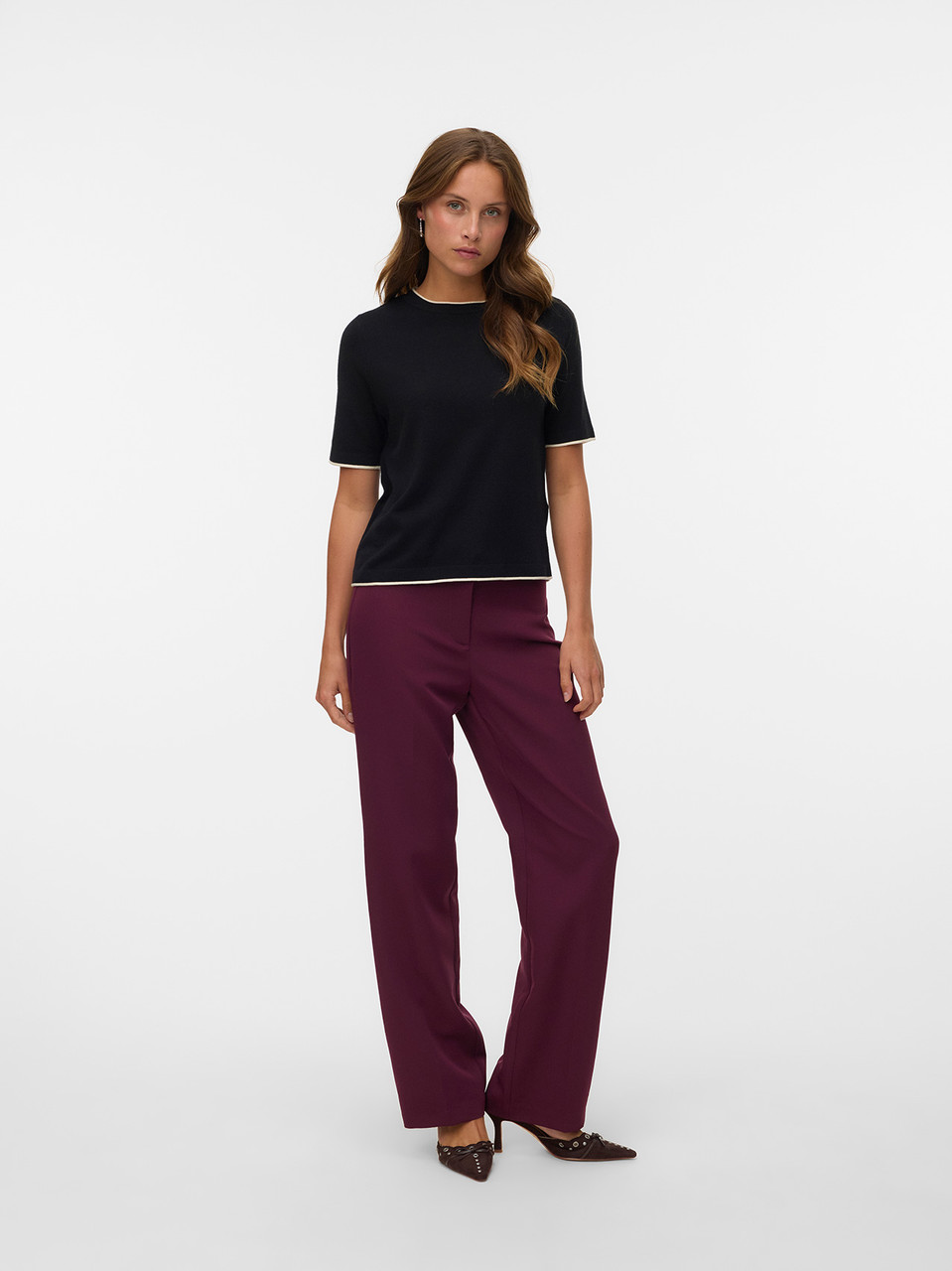 Vero Moda Breeze Pull-Over with Contrast Tipping