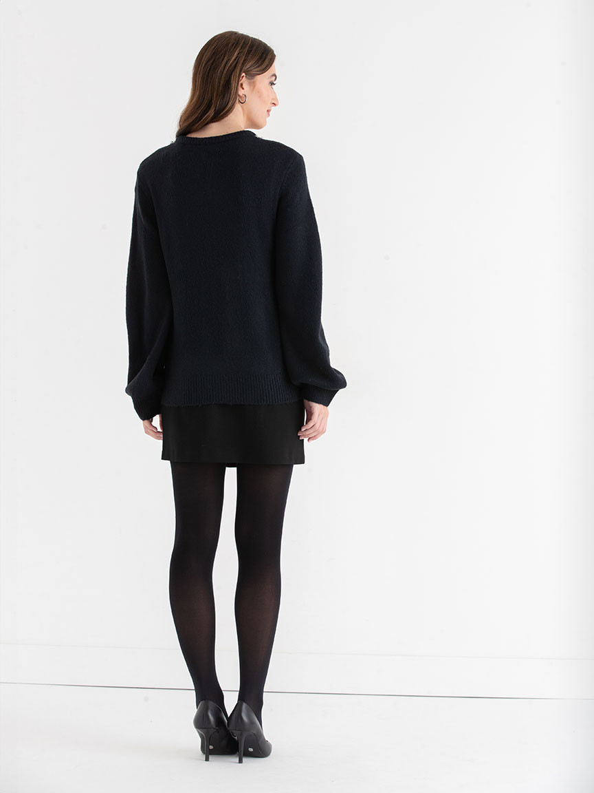 Jewel Necklace Pullover Sweater 3000012427-001