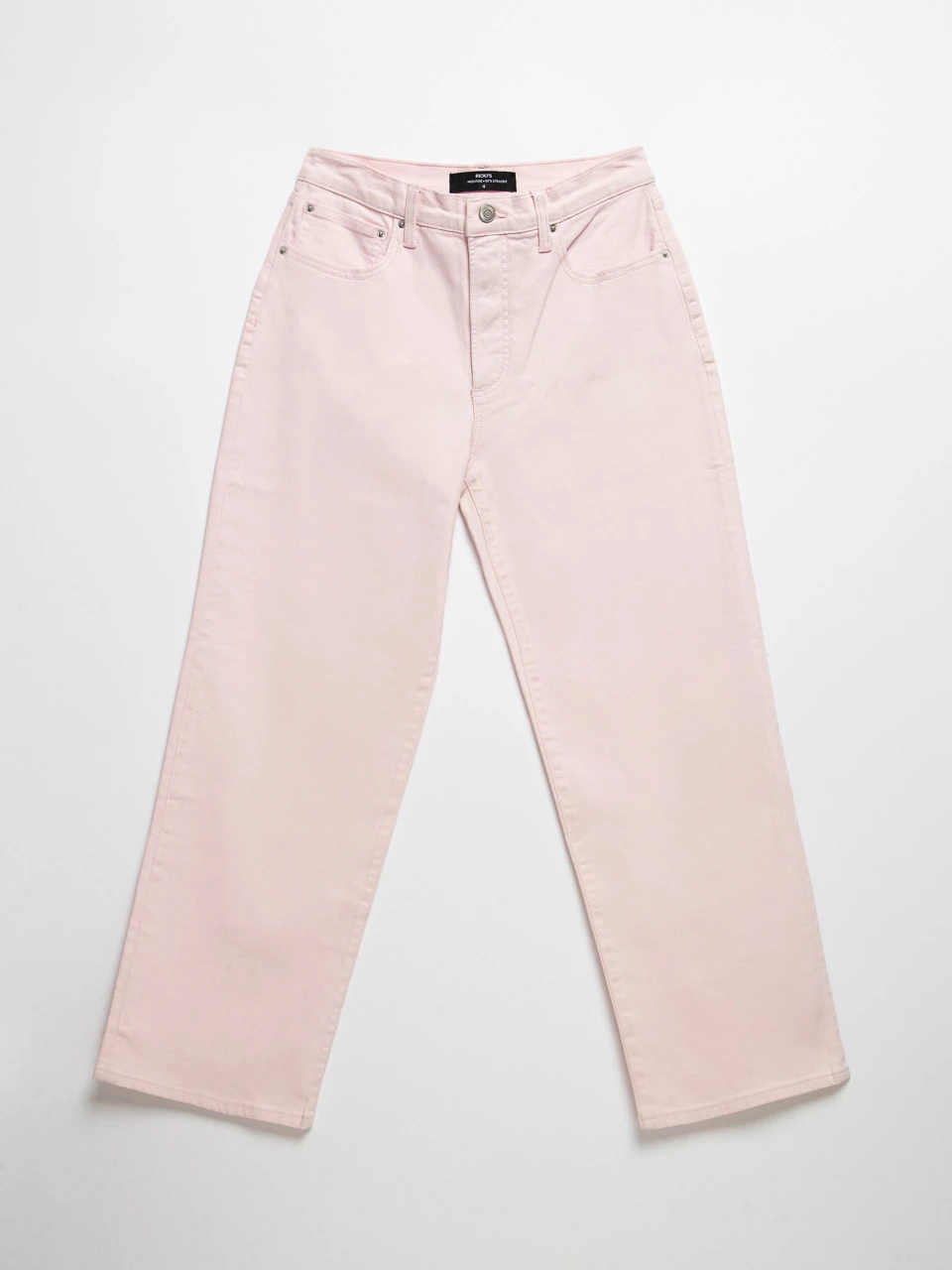 Lucy's 90s Straight Crop Jean in Pink-A-Boo