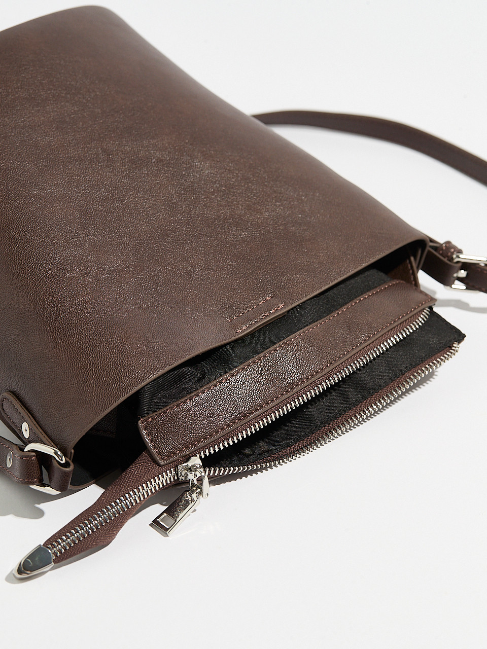 Brown Bucket Bag