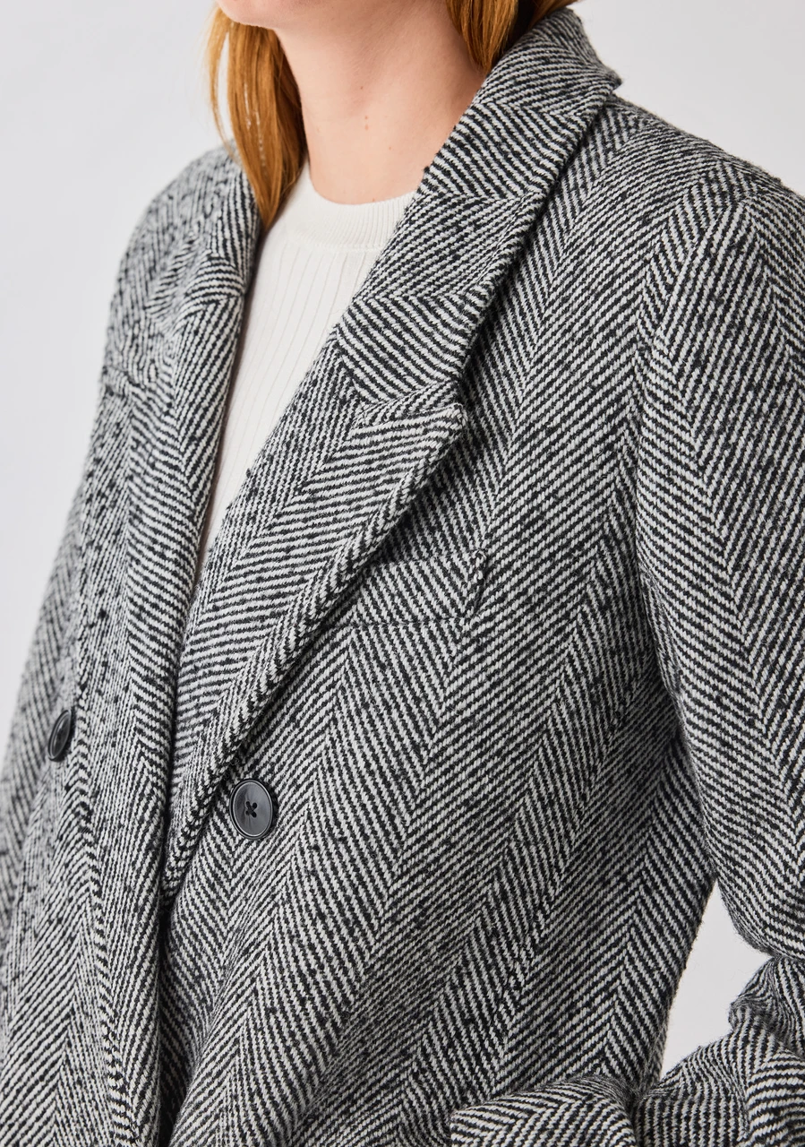 Connie Wool-Blend Long Coat