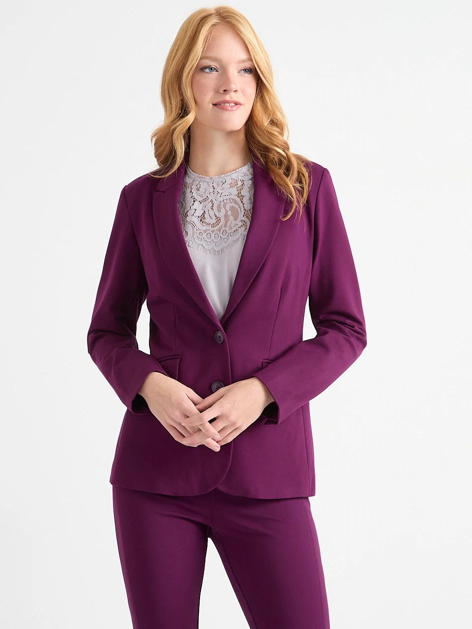 Mayfair Blazer in Luxe Ponte