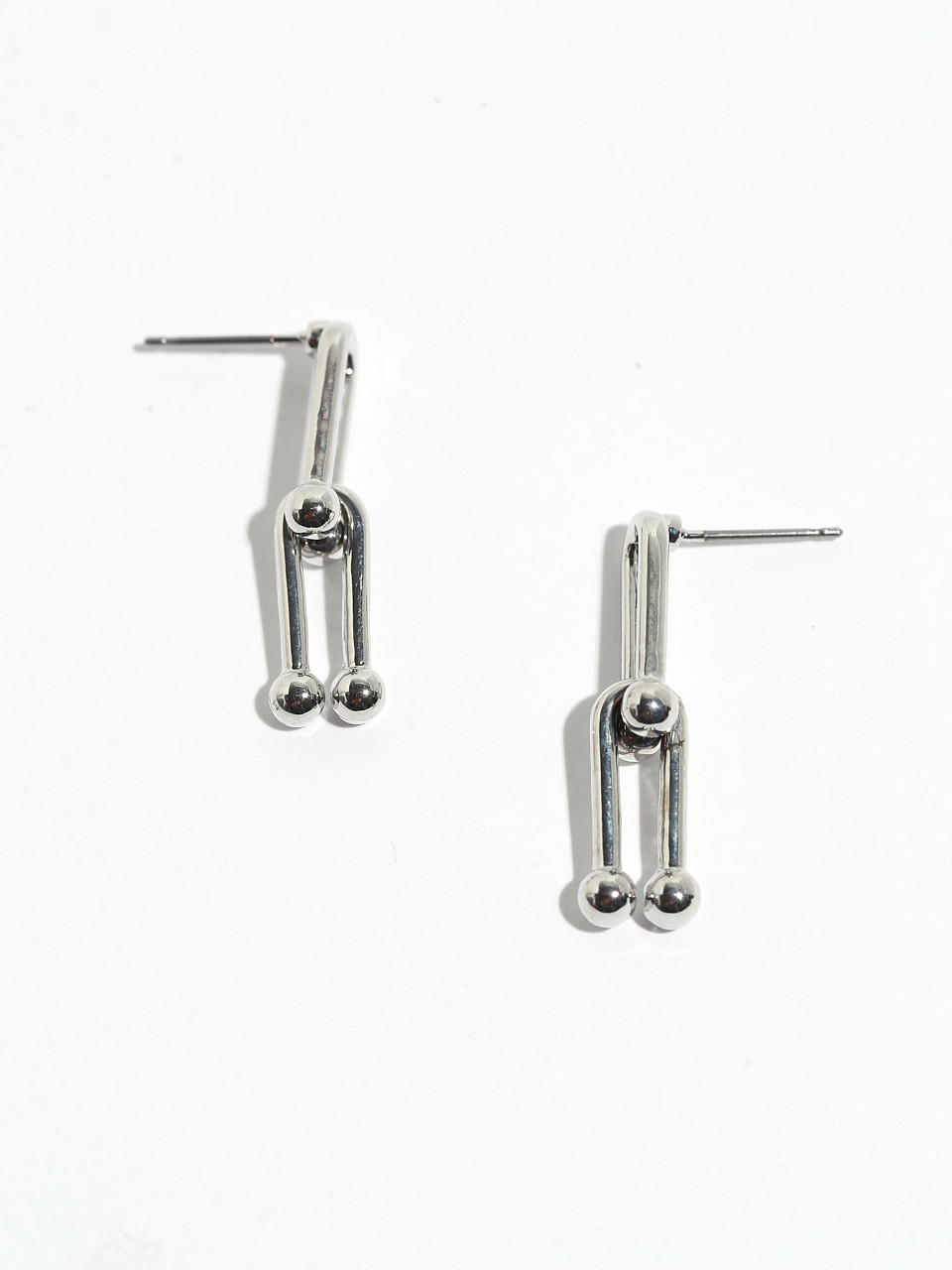 Silver Hardware Earrings